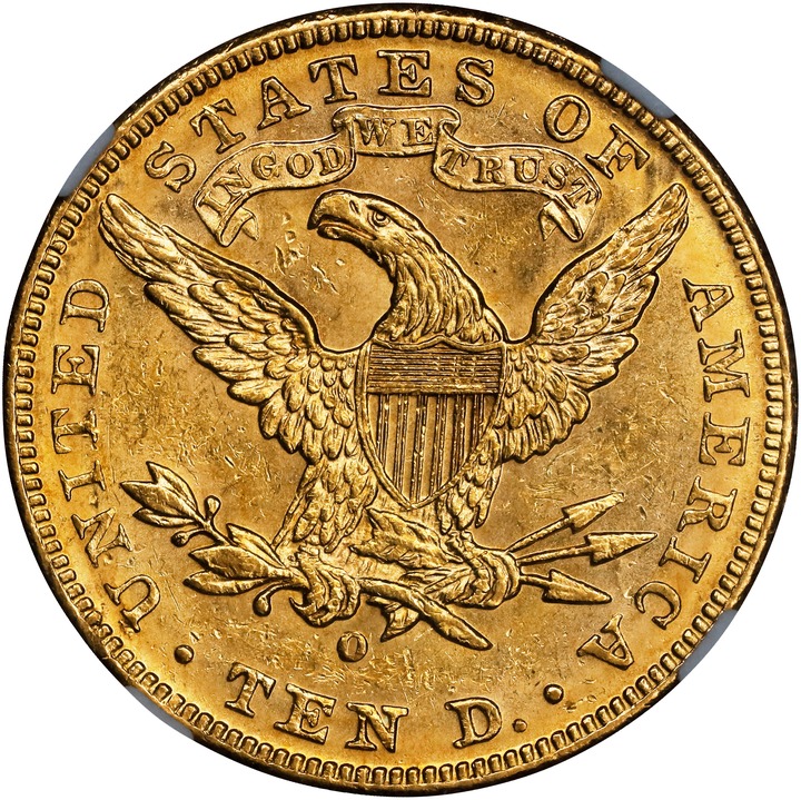 1892-O $10 MS61 CAC thumbnail 2