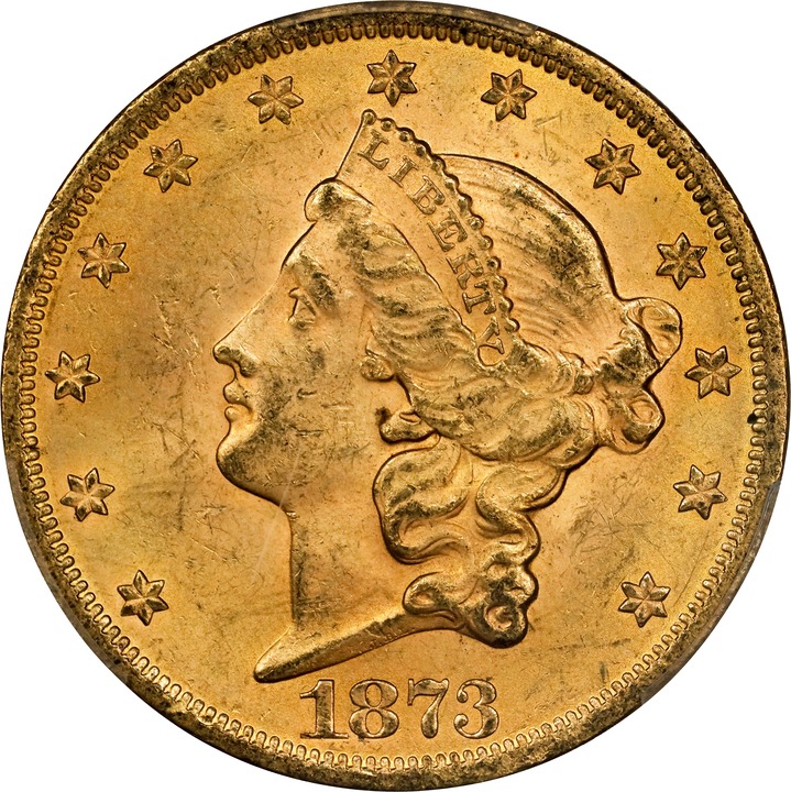 1873 $20  Open 3 MS thumbnail 9