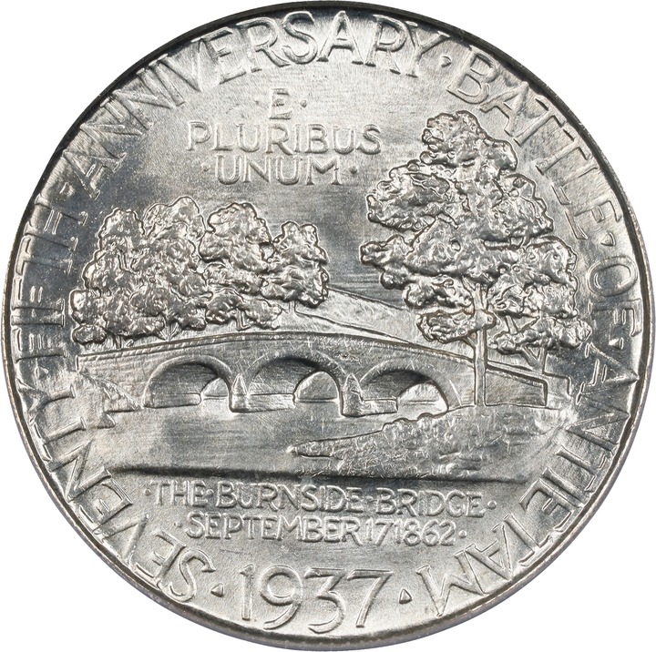 1937 50c Antietam MS64 thumbnail 6