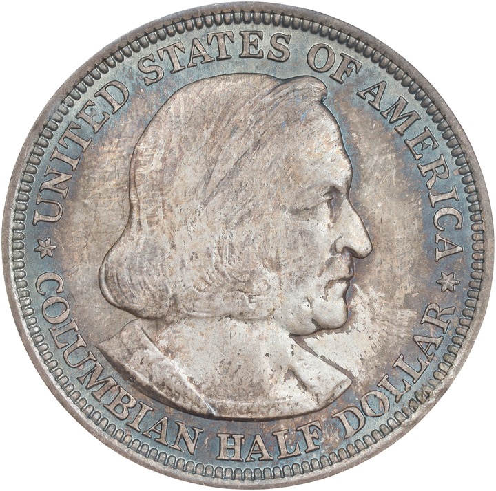 1893 50c Columbian Exposition MS thumbnail 11