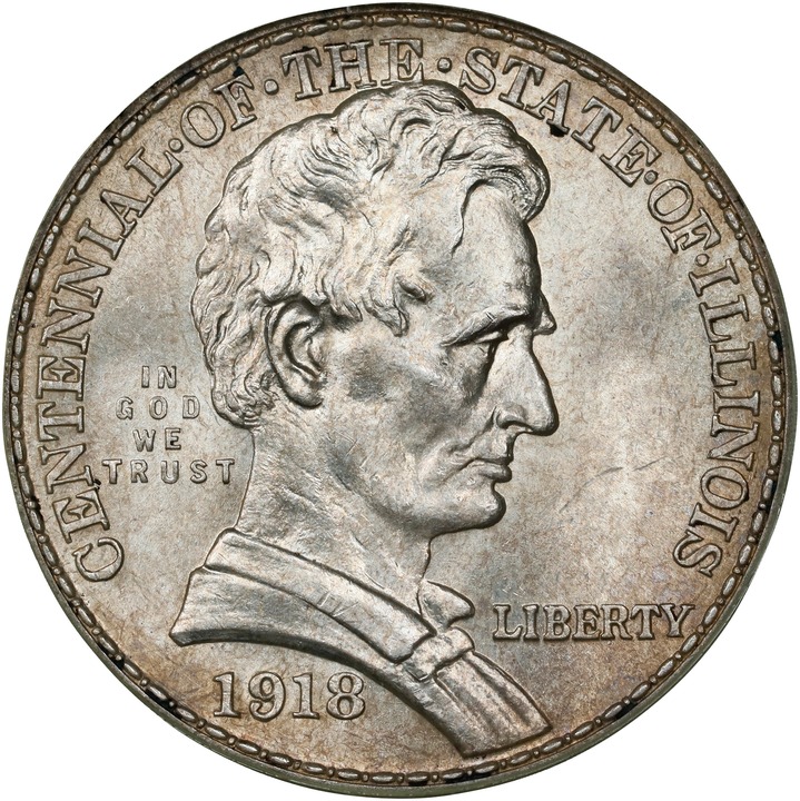 1918 50c Lincoln - Illinois MS thumbnail 10