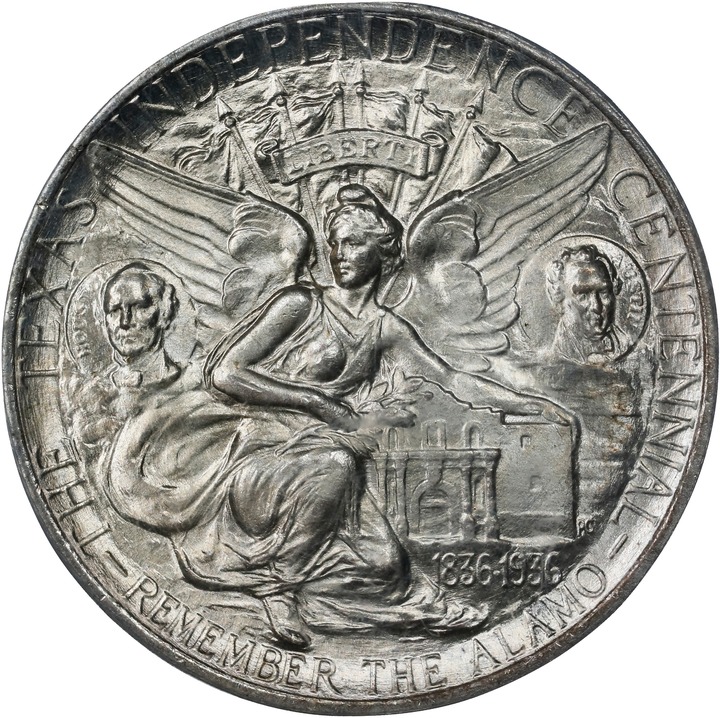 1935 50c Texas MS65 thumbnail 2