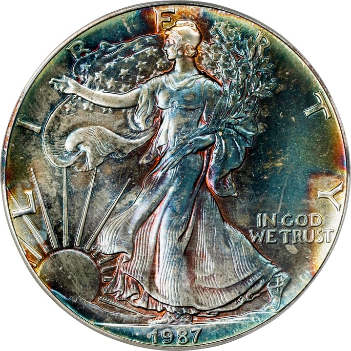 1987 $1  Silver Eagle OGP thumbnail 21