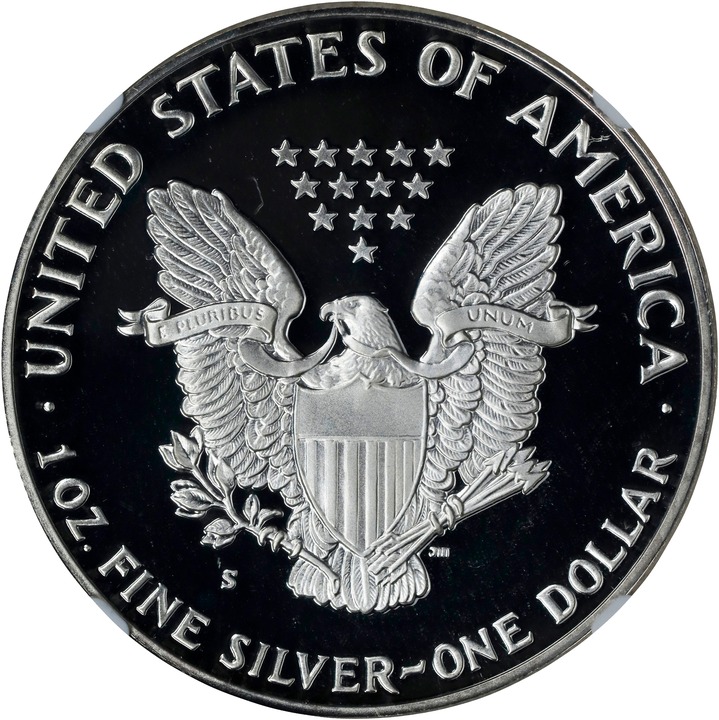1987-S $1  Silver Eagle PR DCAM PR70 DCAM thumbnail 8