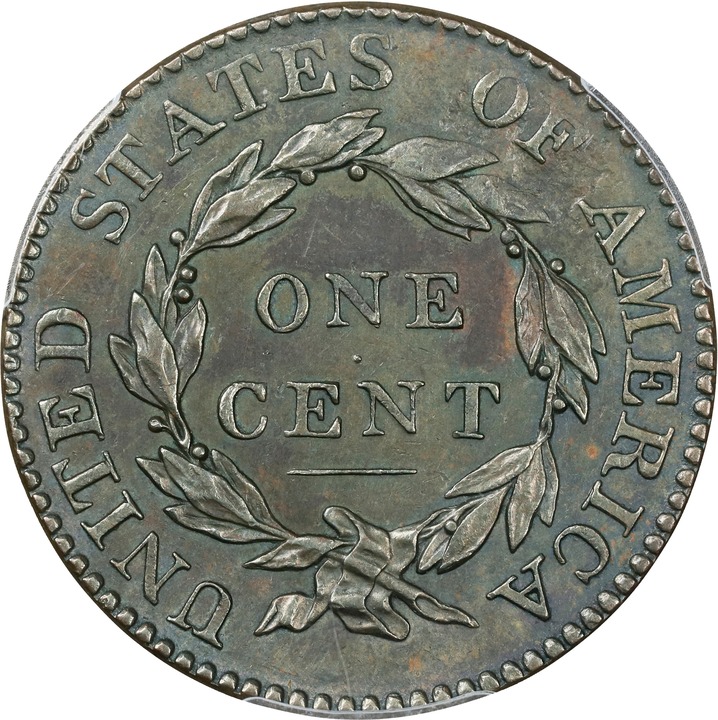 1818 1c MS BN AU53 BN thumbnail 2