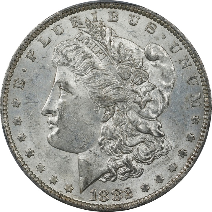 Image for 1882-O/S $1  Weak AU58 CAC