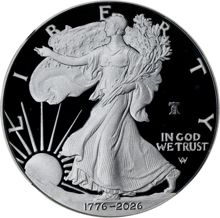 1776~2026-W $1  Silver Eagle, Liberty Bell Privy, 250th Anniversary PR DCAM PR66 DCAM thumbnail 13