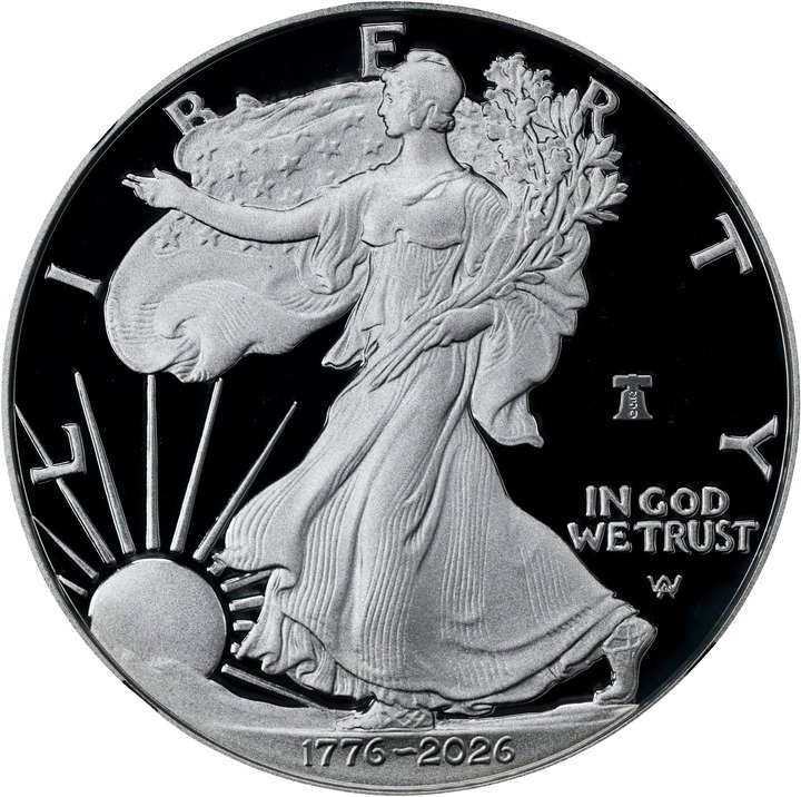 1776~2026-W $1  Silver Eagle, Liberty Bell Privy, 250th Anniversary PR DCAM PR66 DCAM thumbnail 15