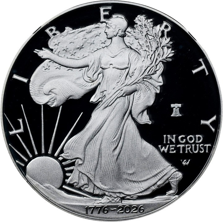 1776~2026-W $1  Silver Eagle, Liberty Bell Privy, 250th Anniversary PR DCAM PR66 DCAM thumbnail 17