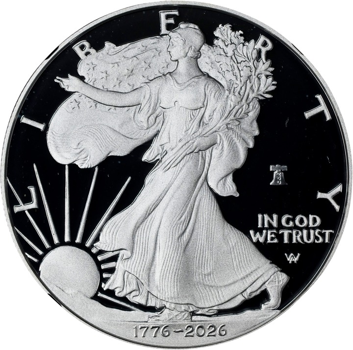 1776~2026-W $1  Silver Eagle, Liberty Bell Privy, 250th Anniversary PR DCAM PR66 DCAM thumbnail 21
