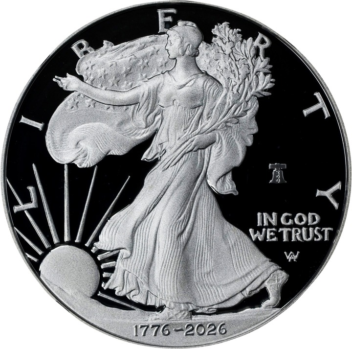 1776~2026-W $1  Silver Eagle, Liberty Bell Privy, 250th Anniversary PR DCAM PR66 DCAM thumbnail 23