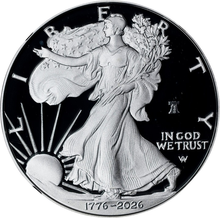 1776~2026-W $1  Silver Eagle, Liberty Bell Privy, 250th Anniversary PR DCAM PR66 DCAM thumbnail 7