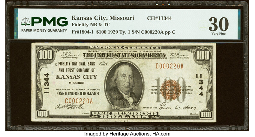 1929 $100  Type 1 (Fr. 1804-1) thumbnail 11