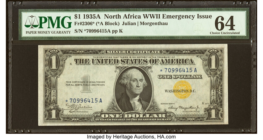 1934 $10  North Africa, Mule (Fr. 2308m) thumbnail 18