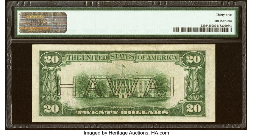 1934A $20  Hawaiian, Star Replacement (Fr. 2305*) thumbnail 12