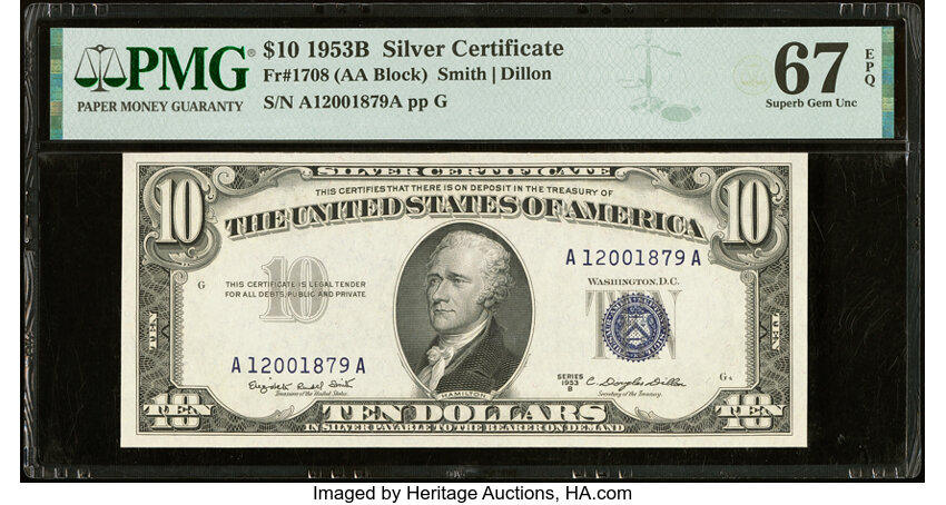 1953B $10  (Fr. 1708) thumbnail 4