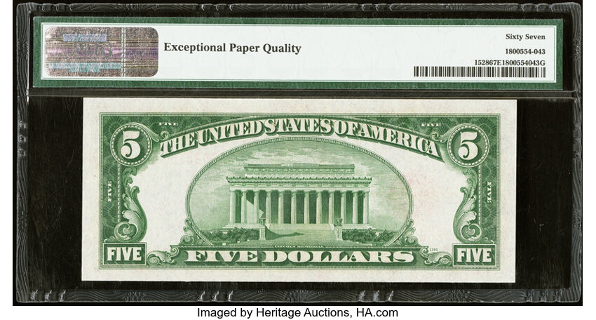1928C $5  (Fr. 1528) thumbnail 11