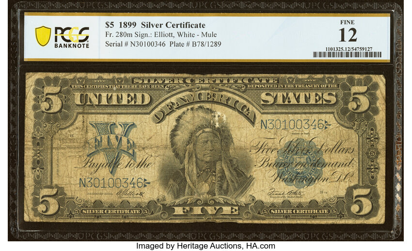 1899 $5  (Fr. 280) thumbnail 6