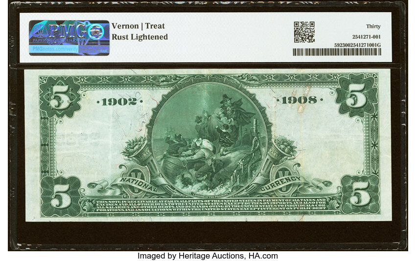 1902 $5  3rd Charter Period, 2nd Issue, Date Back (Fr. 592) thumbnail 20