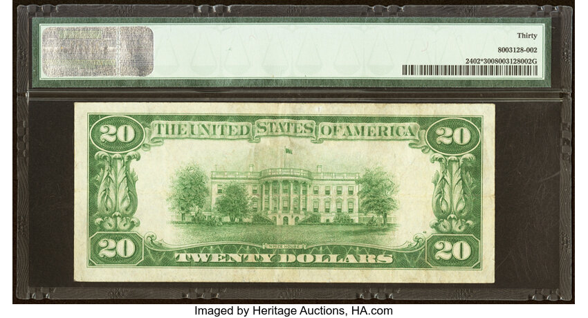 1928 $20  Star Replacement (Fr. 2402*) thumbnail 9