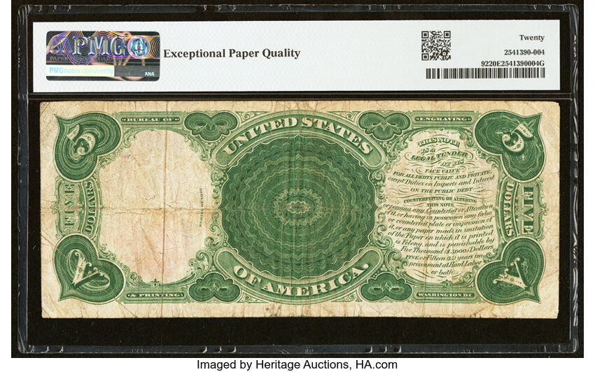 1907 $5  (Fr. 92) thumbnail 10