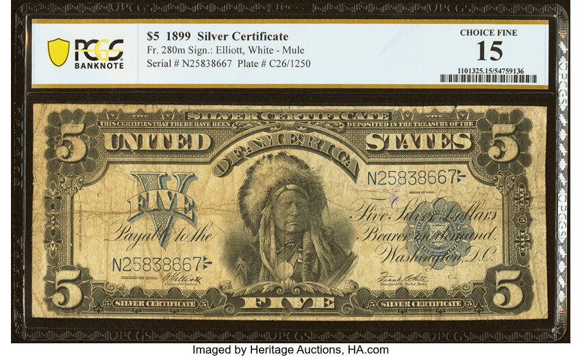 1899 $5  (Fr. 280) thumbnail 5