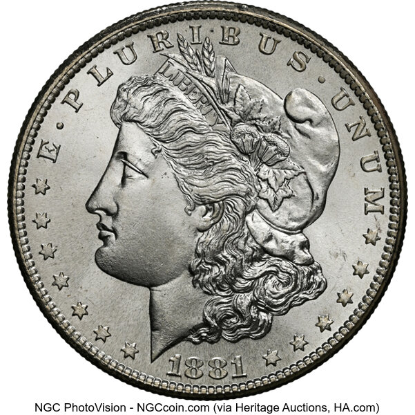 1881-S $1  Die Chip Wing, VAM-92A MS thumbnail 2