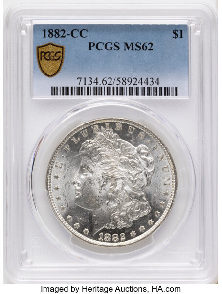 1882-CC $1 MS62 thumbnail 2