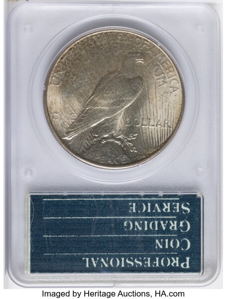 1935 $1 MS63 CAC thumbnail 6