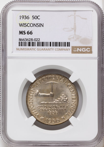 1936 50c Wisconsin MS thumbnail 4