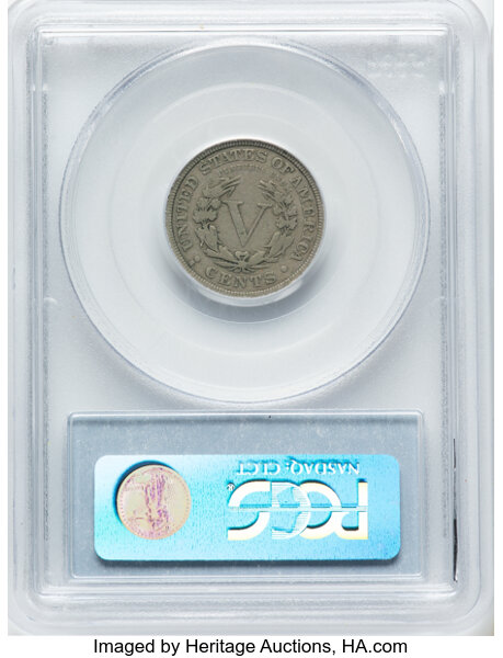 Liberty (V) Nickel 5c With Cents, 1883-1912 [Type] VF30 thumbnail 20