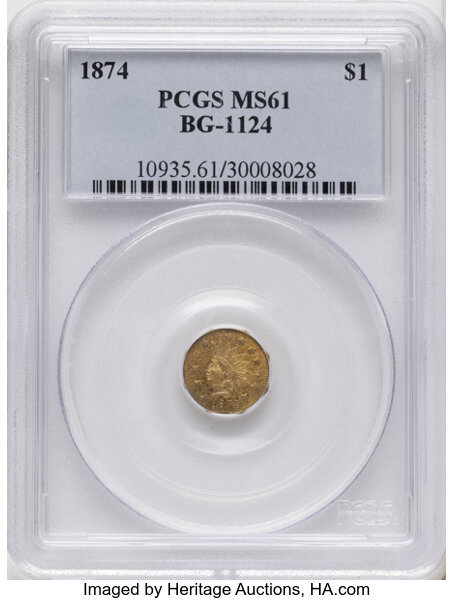 1874 $1  BG-1124 MS thumbnail 2