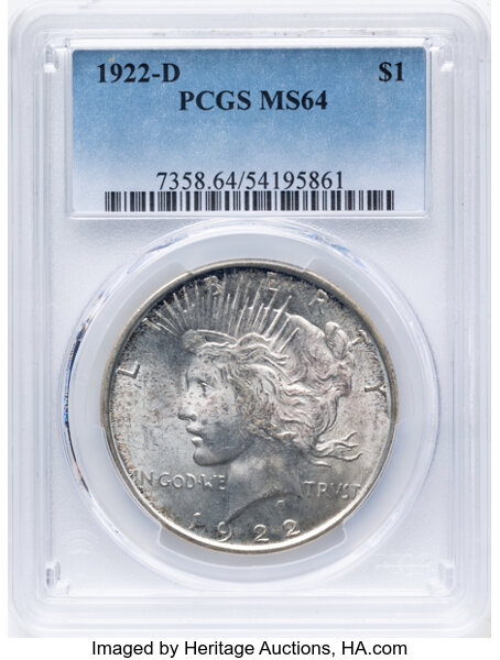 1922-D $1  Tripled Reverse, VAM-7B MS thumbnail 4