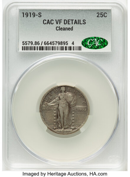 1919-S 25c MS thumbnail 4