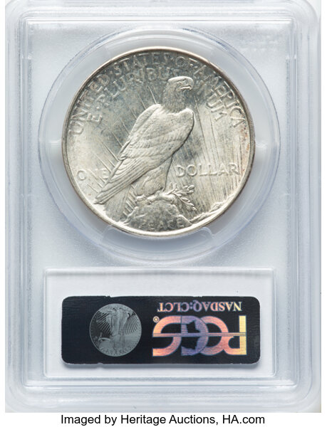 1923-D $1 MS63 CAC thumbnail 4