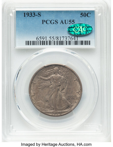 1933-S 50c MS thumbnail 3