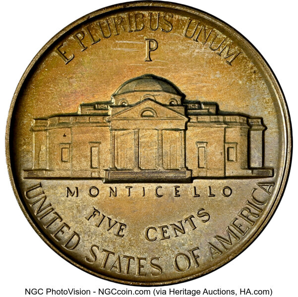 Jefferson Nickel 5c Silver War Issues, 1942 [Type] PR66 CAC thumbnail 4