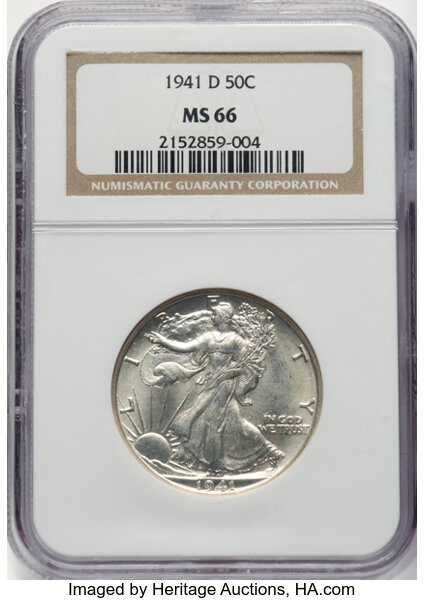 1941-D 50c MS thumbnail 4