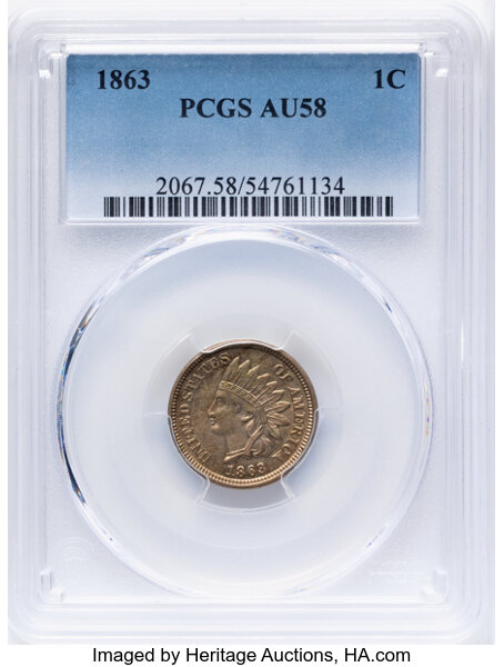 1863 1c Misplaced Date, FS-302, S-20 MS thumbnail 6