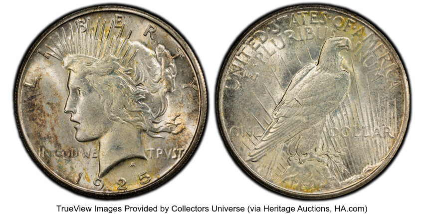 1925-S $1  Doubled Reverse, VAM-2A MS thumbnail 5