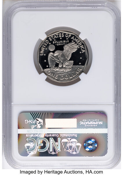 1981-S SBA $1 Type 2, FS-501 PR DCAM thumbnail 4