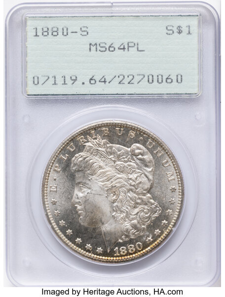 1880-S $1  Checkmark, VAM-12 MS PL thumbnail 4