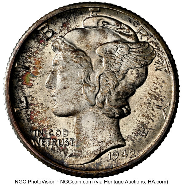 1942-D 10c MS FB thumbnail 4