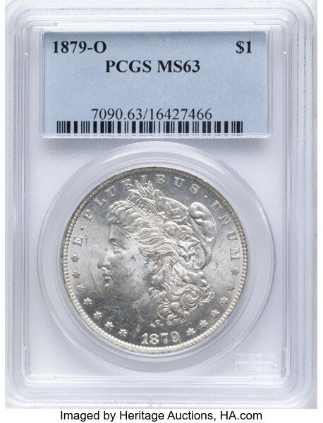 1879-O $1  GSA Hoard, Soft Package MS thumbnail 4