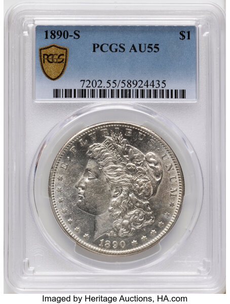 1890-S $1 VG10 CAC thumbnail 14