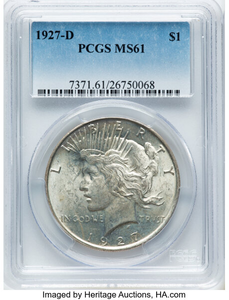 1927-D $1  MS thumbnail 3