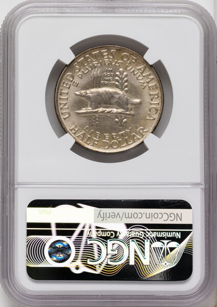 1936 50c Wisconsin MS66 CAC thumbnail 2