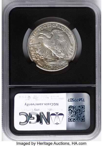 1916-D 50c AU58 thumbnail 2