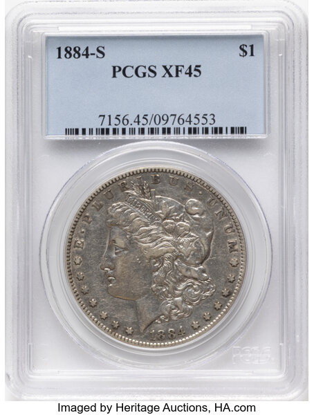 1884-S $1  GSA Hoard, Soft Package MS thumbnail 4
