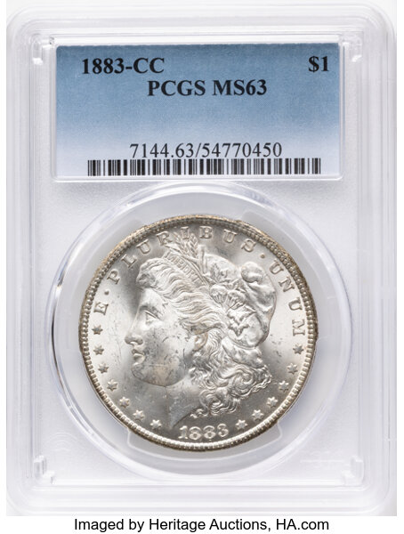1883-CC $1  Dash Under 8, VAM-3 MS thumbnail 7